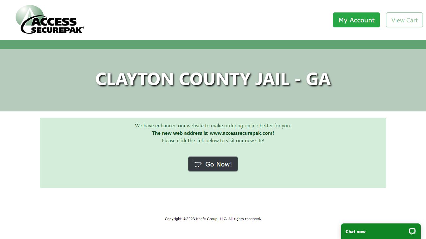 Clayton County Jail Package Program - GA - Access Securepak